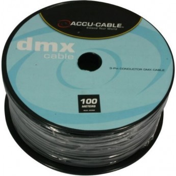 American DJ AC-DMXD3/100R  DMX кабель 2 х 0.25мм2, жилы изолированные в общем медном экране + алюмин ADJ SLT-4647
