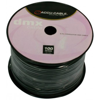 American DJ AC-DMXD5/100R DMX кабель 0.25 мм2, жилы изолированные в общем медном экране ADJ SLT-4648